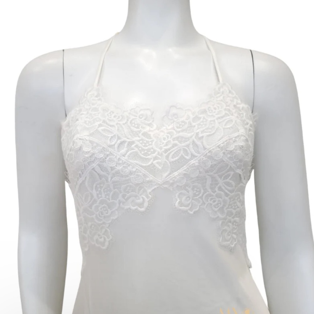 Rya Collection Ivory Rosey Chiffon Gown